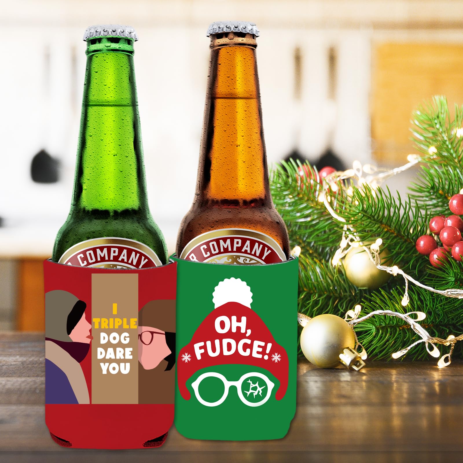 Cheroloven festive bottle covers add humor to holiday gatherings