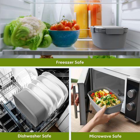 Cherrysea microwave-safe container with lid removed for safe reheating