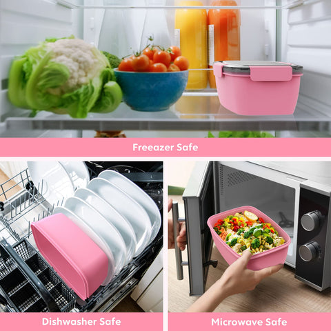 Cherrysea microwave-safe design for quick reheating with lid removed.
