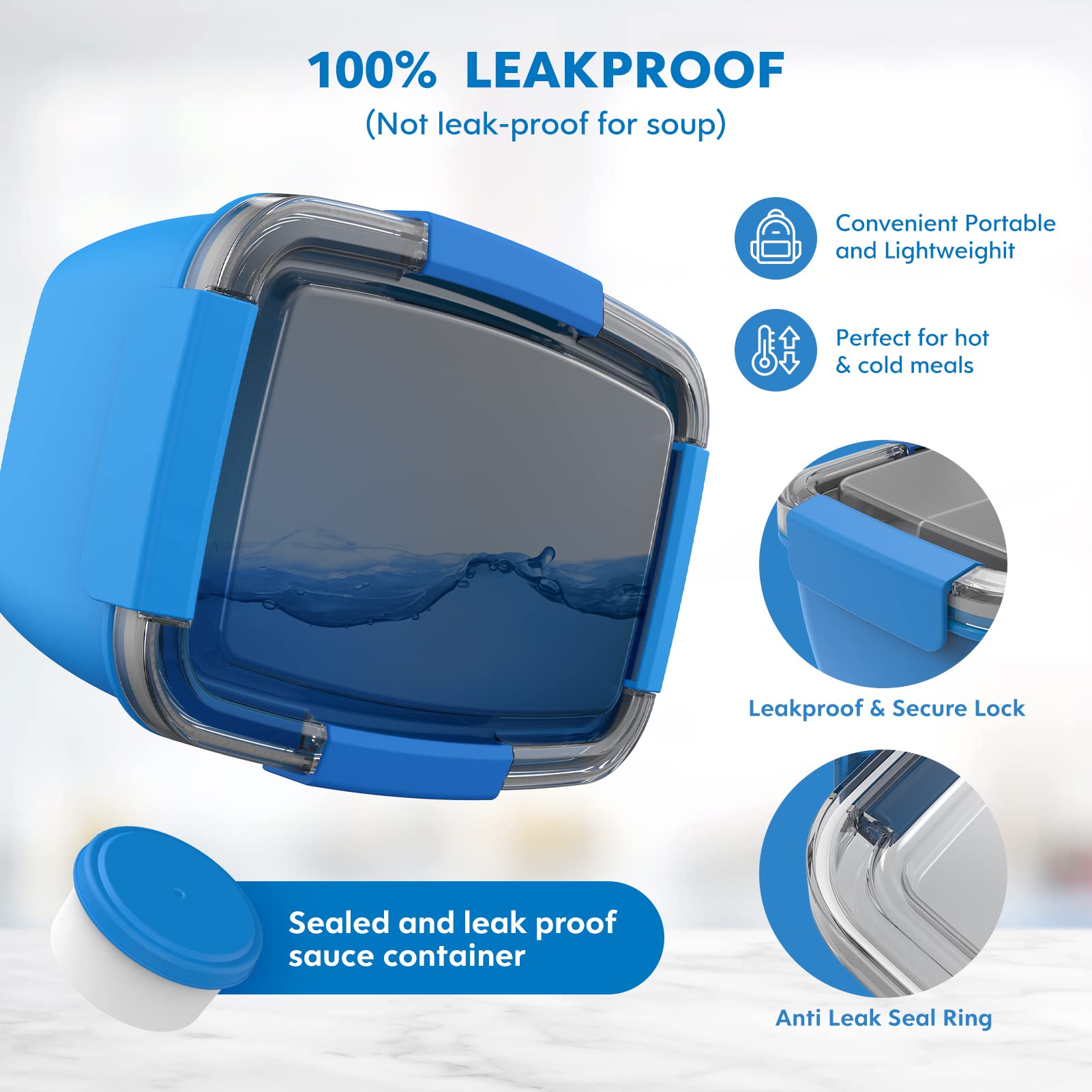 Ideal for office, picnics, and travel in a compact bag.