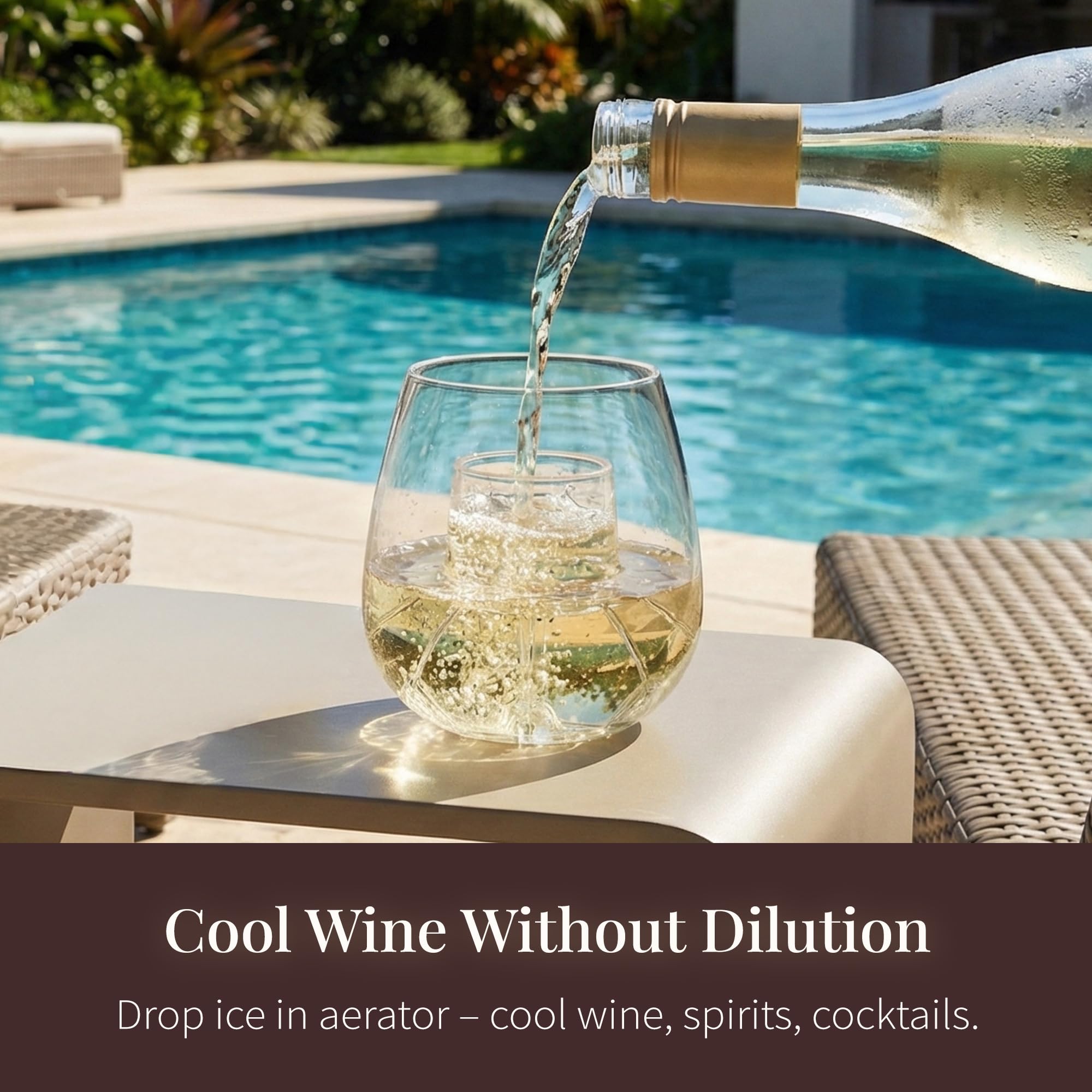 Chevalier Collection Tritan shatterproof design in drop test on camping trips.