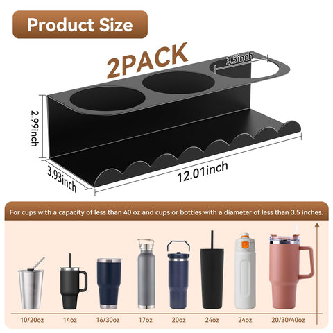 Chewlish magnetic cup holder lets you relocate cups on fridge or metal surfaces.