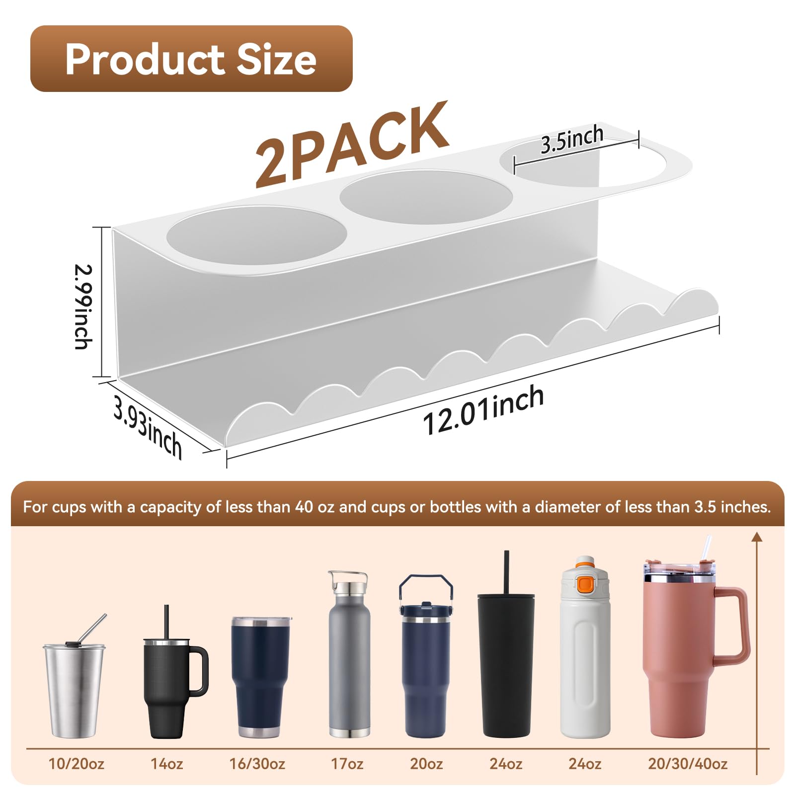 Chewlish space-saving fridge and cabinet storage for cups and bottles.