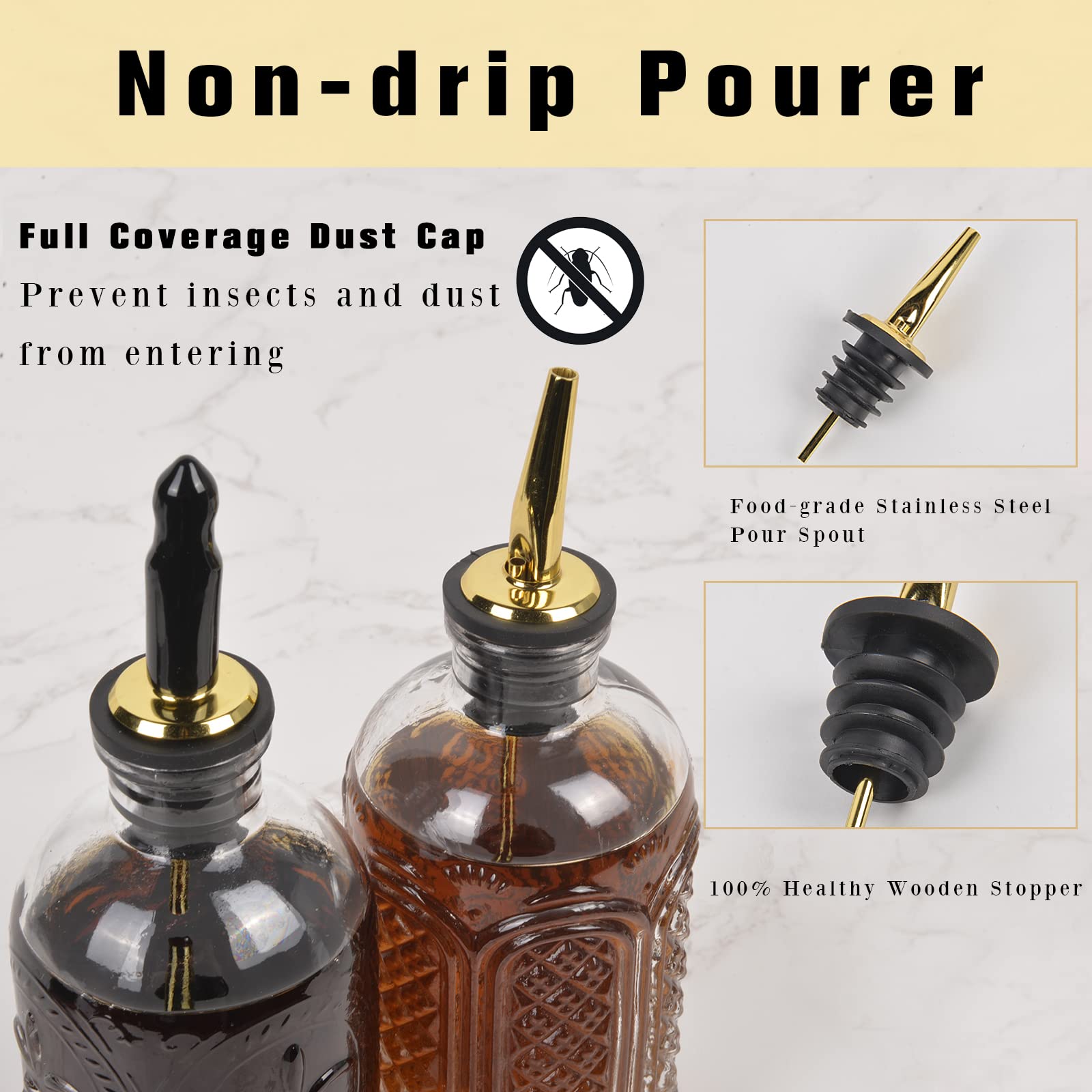 ChezMax non-drip spouts reduce drips for cleaner workspaces