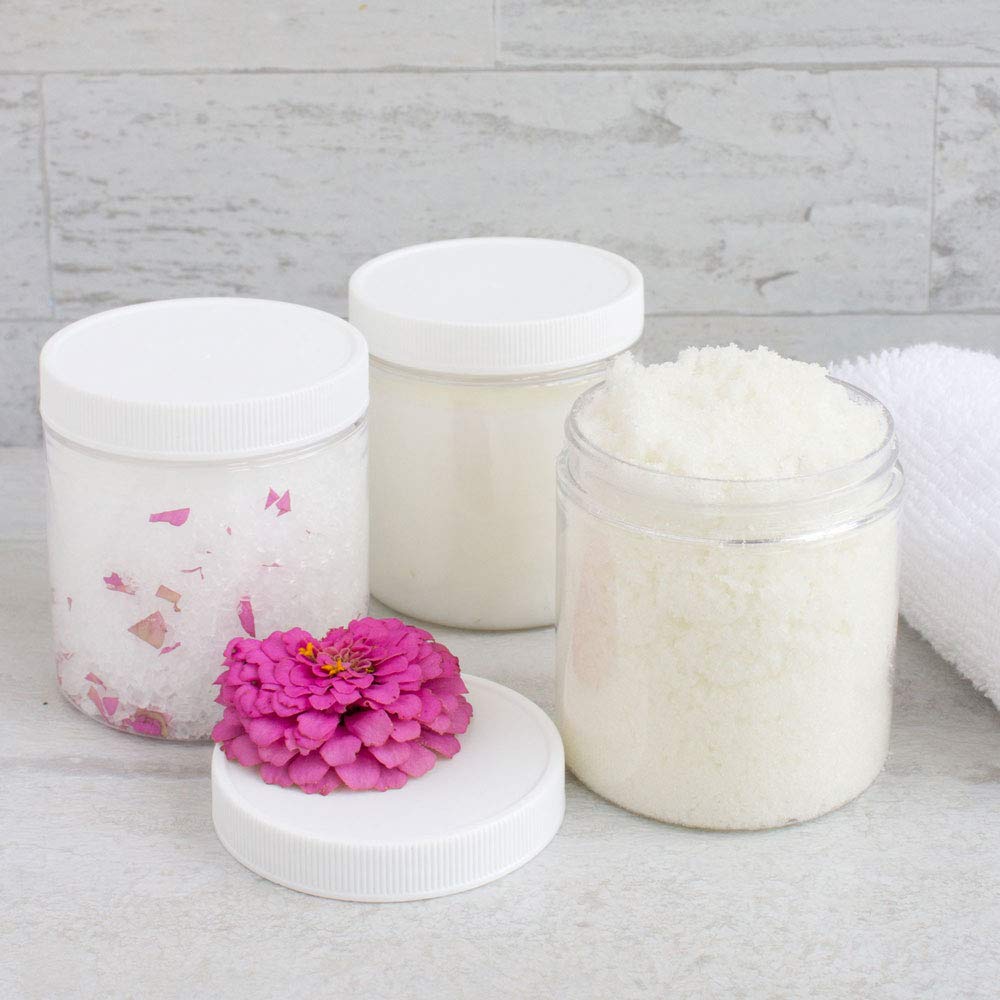Crystal-clear PET jar by Chica and Jo showcases contents with a durable, shatter-resistant build.