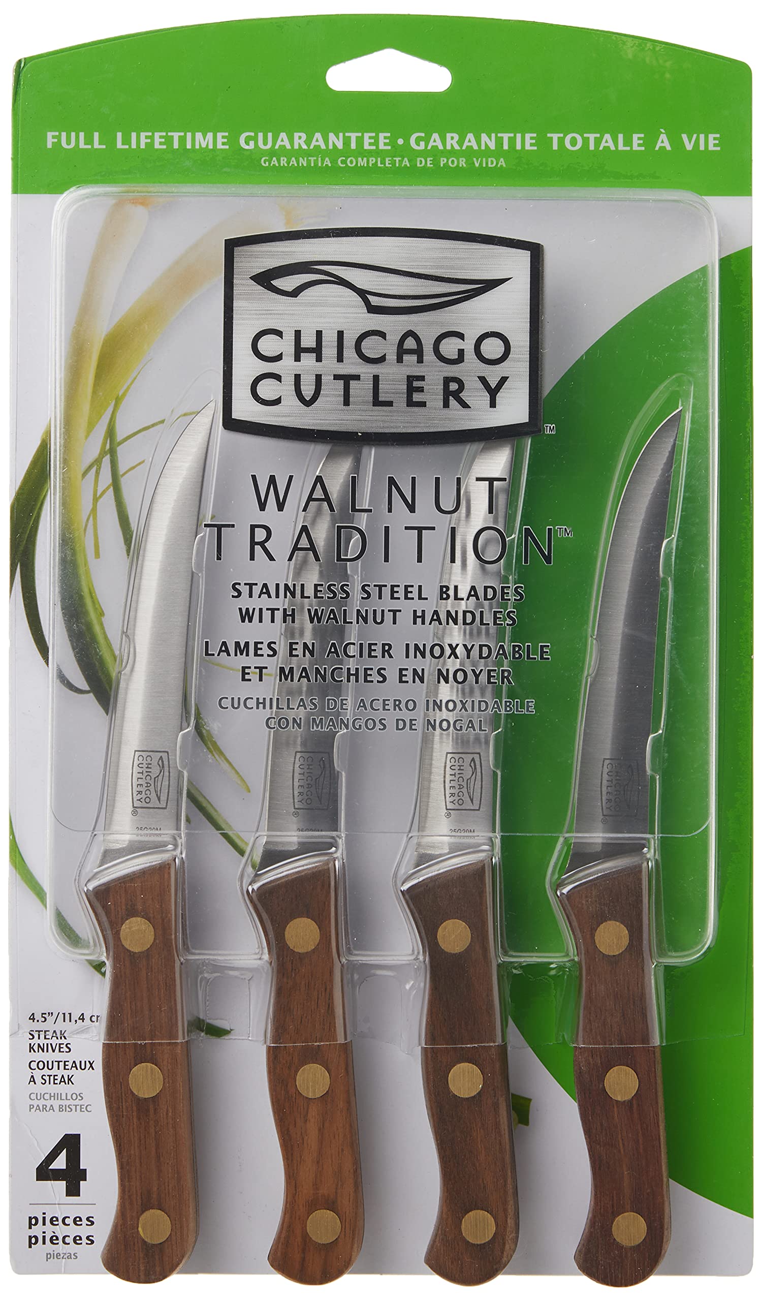 Chicago Cutlery B144 knife with sharp blade for clean cuts.