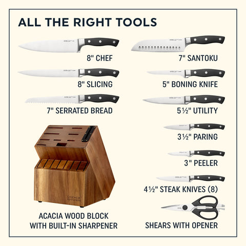 Chicago Cutlery Insignia 8 inch chef knife for precise cutting