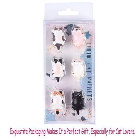 CHICHIC cat magnets for office decor and whiteboard organization