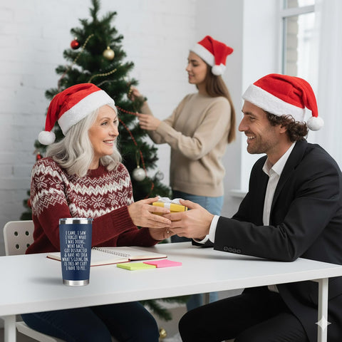 CHICKOR I Came I Saw I Forgot travel mug for road trips and commutes.