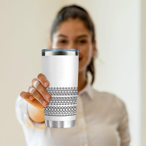 CHICKOR 20oz stainless steel tumbler ideal for hot drinks or cold refreshment.