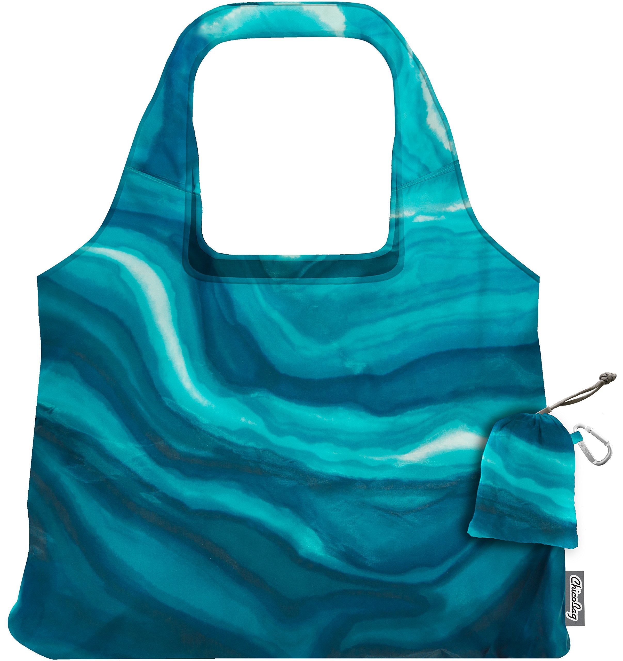 ChicoBag Vita compact-folded pouch shows 3x5 inch size for quick storage.