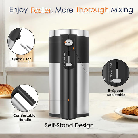 CHIDOLL lightweight and balanced design reduces fatigue during mixing.