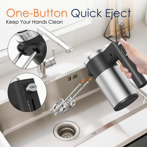 CHIDOLL self-stand base keeps the mixer upright on the counter.