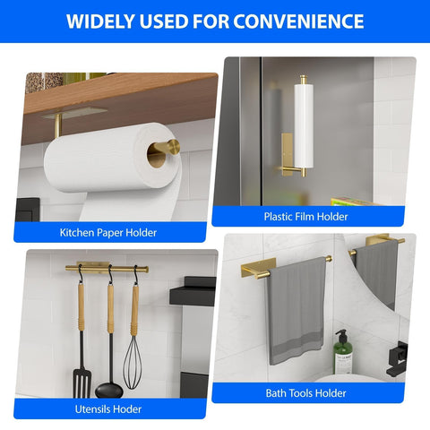 Under-cabinet CHIKESI mount in kitchen or bathroom saves counter space