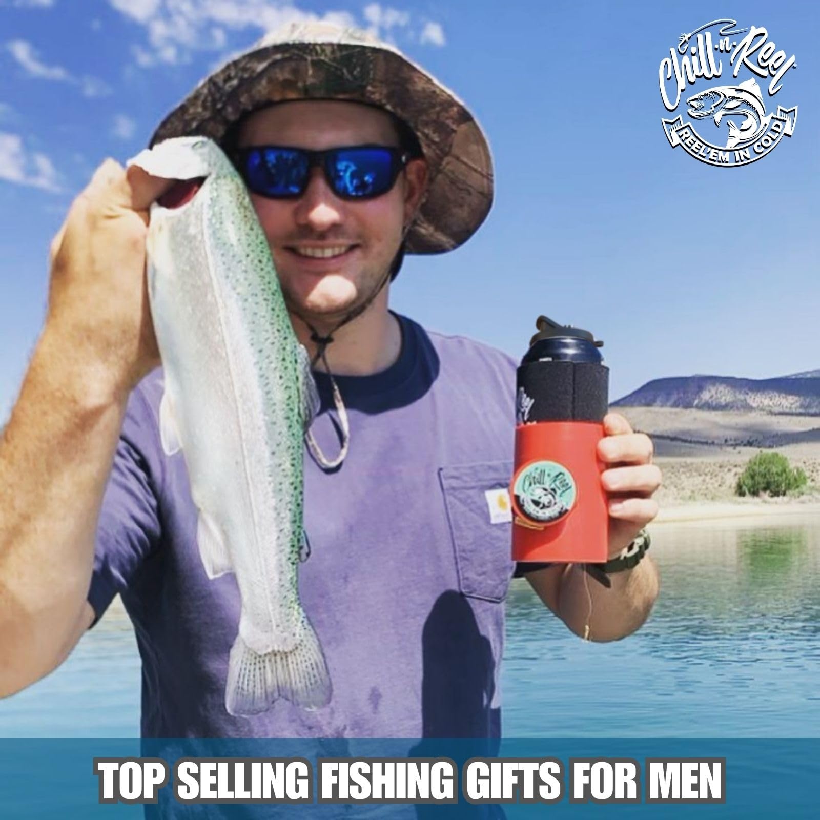 Chill-N-Reel makes a great Father's Day gift for fishing enthusiasts.