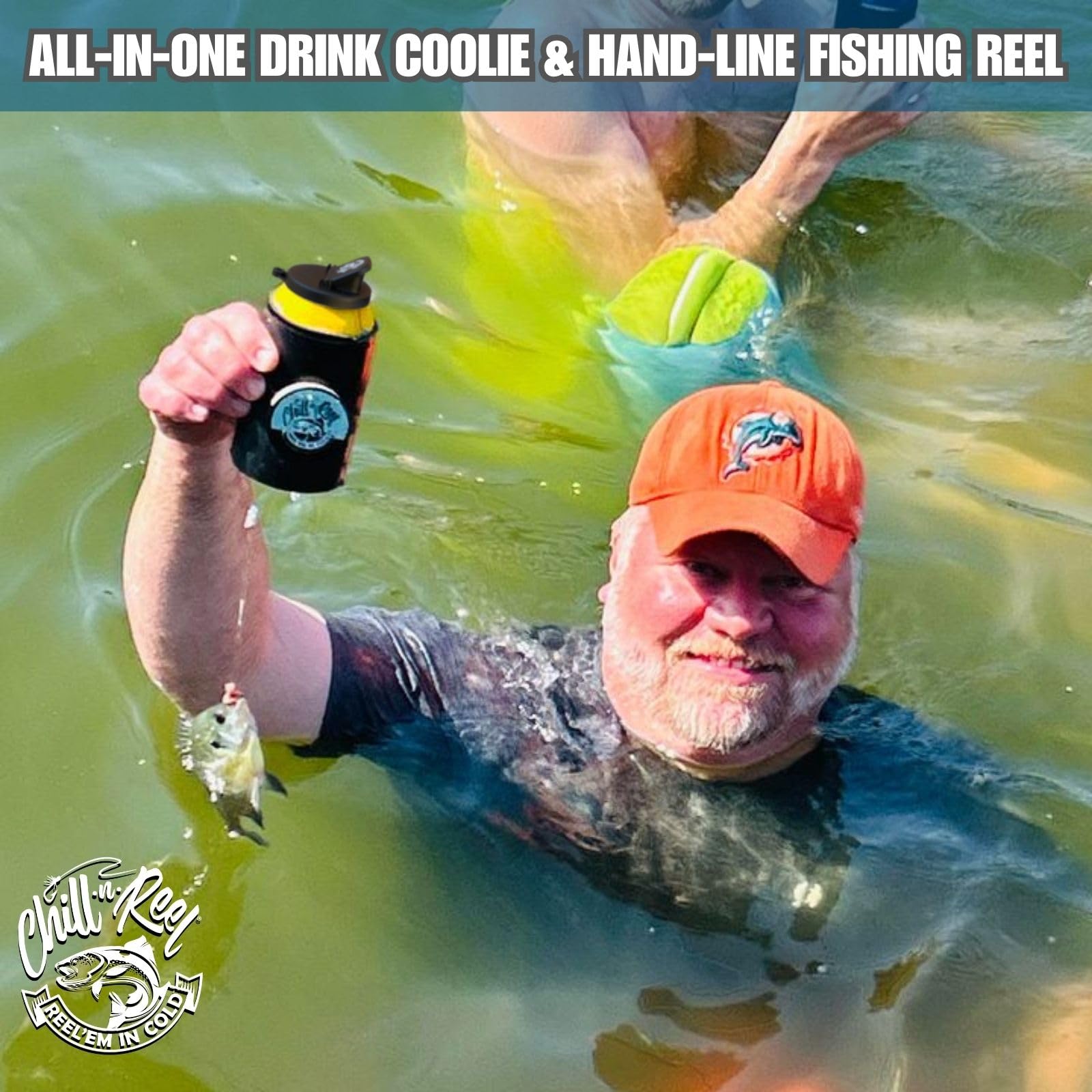 Chill-N-Reel Shark Tank inspired novelty gift for outdoorsmen