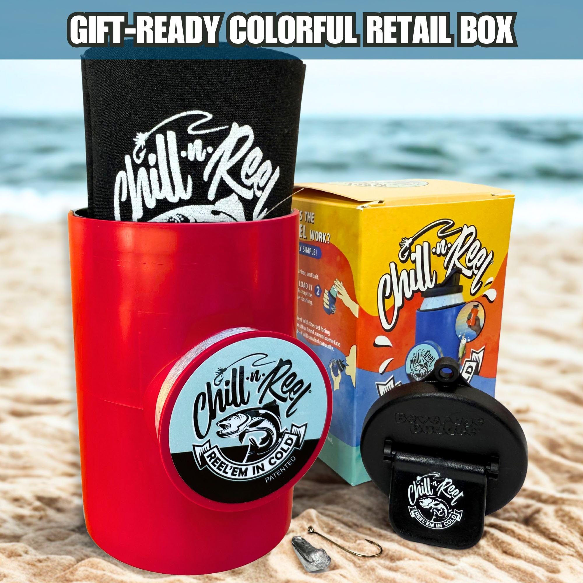 Chill-N-Reel with included sinker ready for quick setup