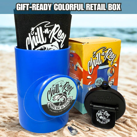 Chill-N-Reel built-in sinker included for quick setup on the water.