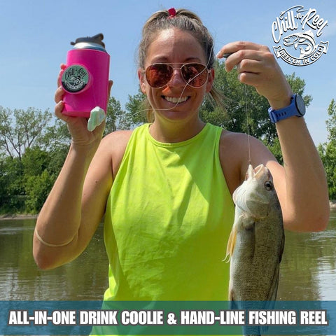 Chill-N-Reel spill guard topper helps prevent spills on waves.