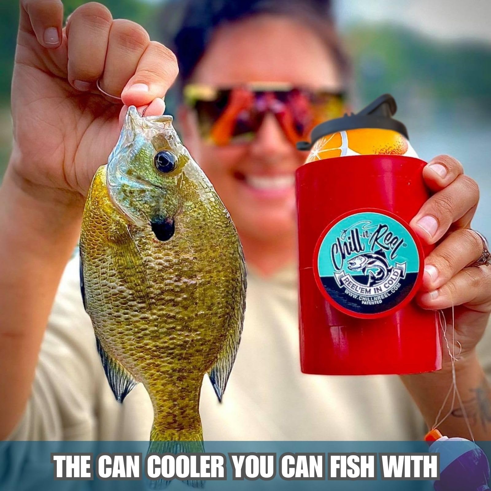 Chill-N-Reel spool with 50 ft line ready for on-the-go angling