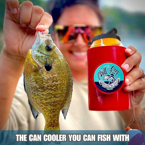 Chill-N-Reel spool with 50 ft line ready for on-the-go angling