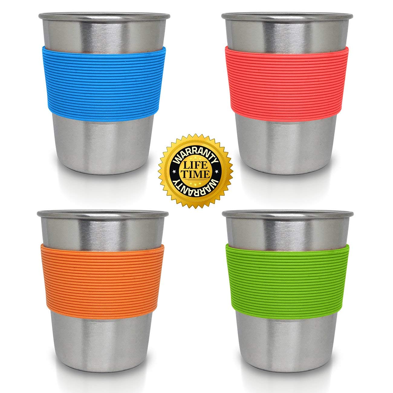 Chillout Life dishwasher-safe steel cups simplify cleanup after meals and playtime