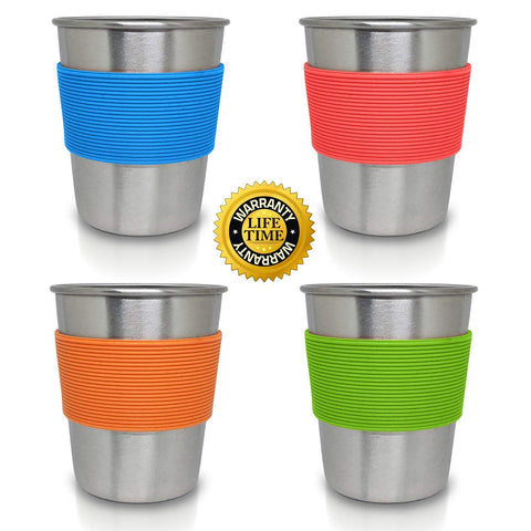 Chillout Life dishwasher-safe steel cups simplify cleanup after meals and playtime