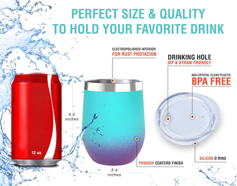 CHILLOUT LIFE Caribbean Lily outdoor picnic use for beverages on the go