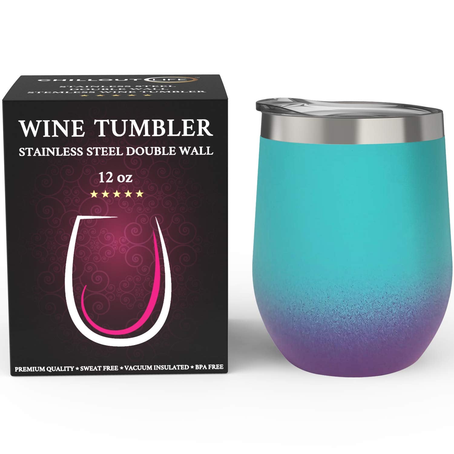 CHILLOUT LIFE Caribbean Lily stainless steel construction resists dents for daily use