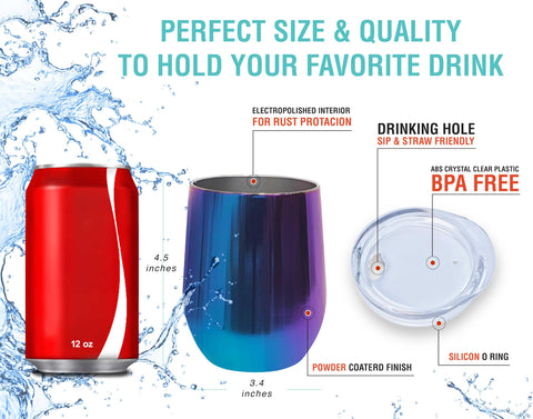 CHILLOUT LIFE dishwasher-safe tumbler for easy cleanup after every event.