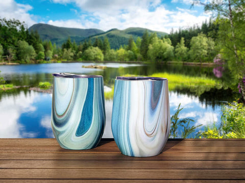CHILLOUT LIFE tumbler with removable BPA-free lid for easy transport.