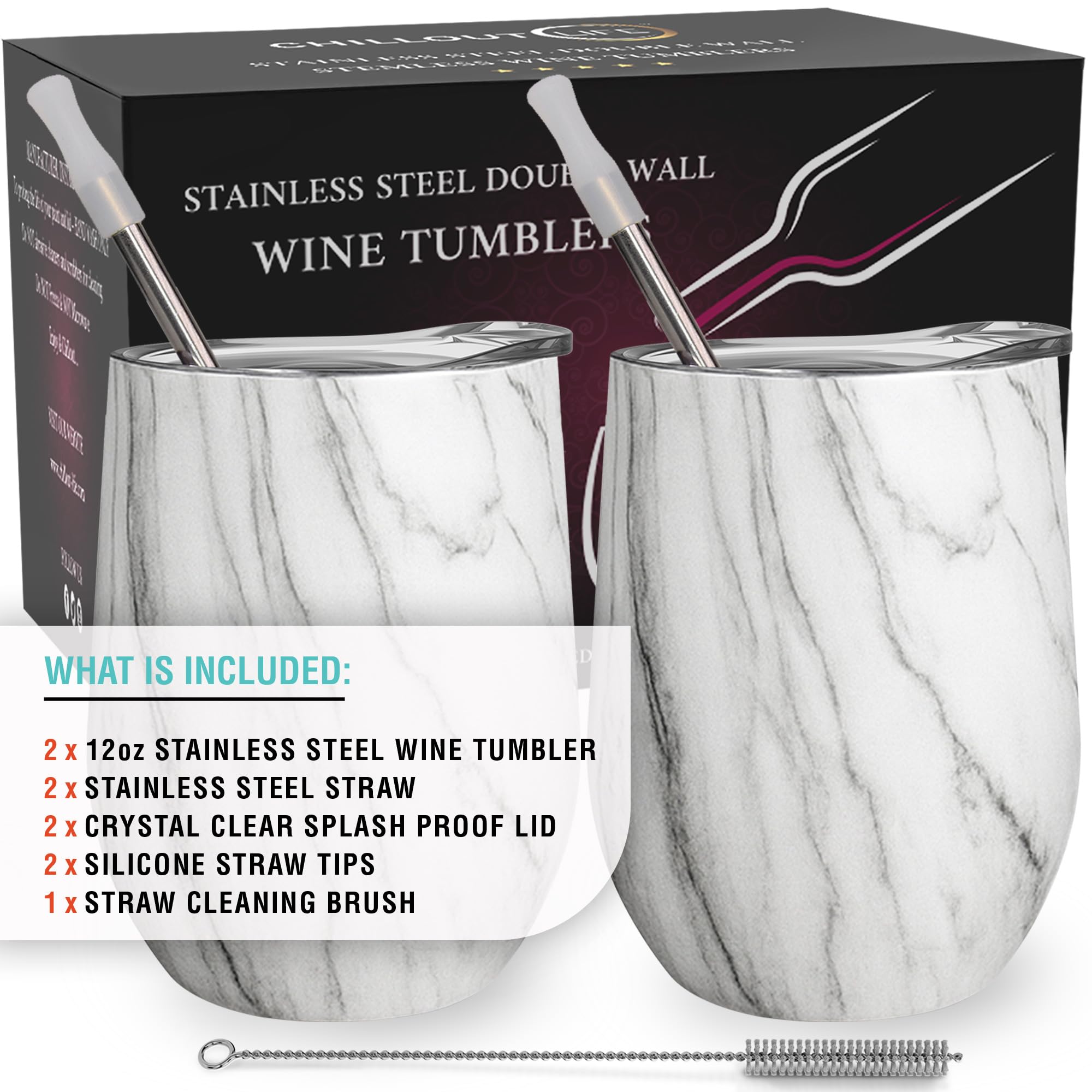 CHILLOUT LIFE sweat-free finish provides a comfortable grip with no condensation.