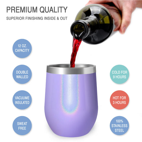 CHILLOUT LIFE eye-catching purple sparkle makes a stylish gift.