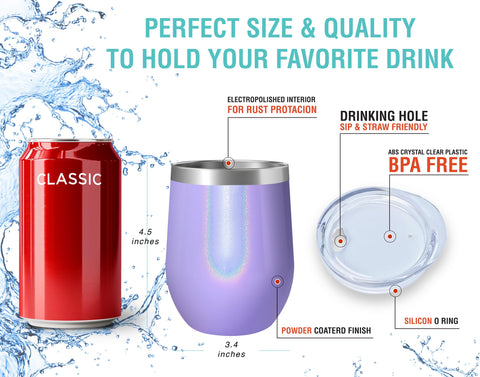 CHILLOUT LIFE stainless steel tumbler resists breakage and daily wear.