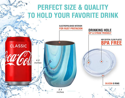 CHILLOUT LIFE colorful eco-friendly tumbler great for daily use