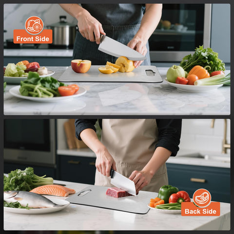 Chin-Best cutting board is dishwasher-safe, simplifying cleanup after meals.