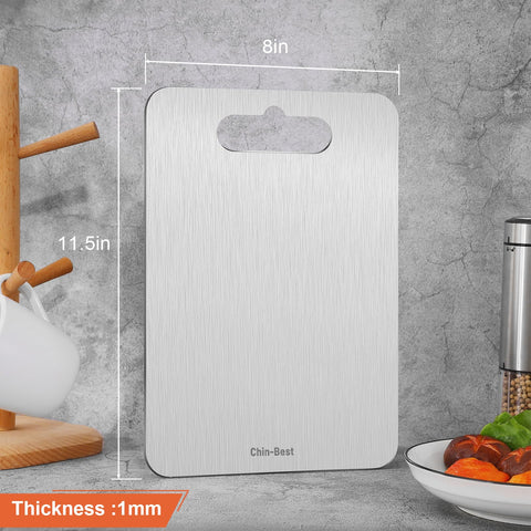 Chin-Best cutting board on a countertop, durable surface ideal for daily slicing.