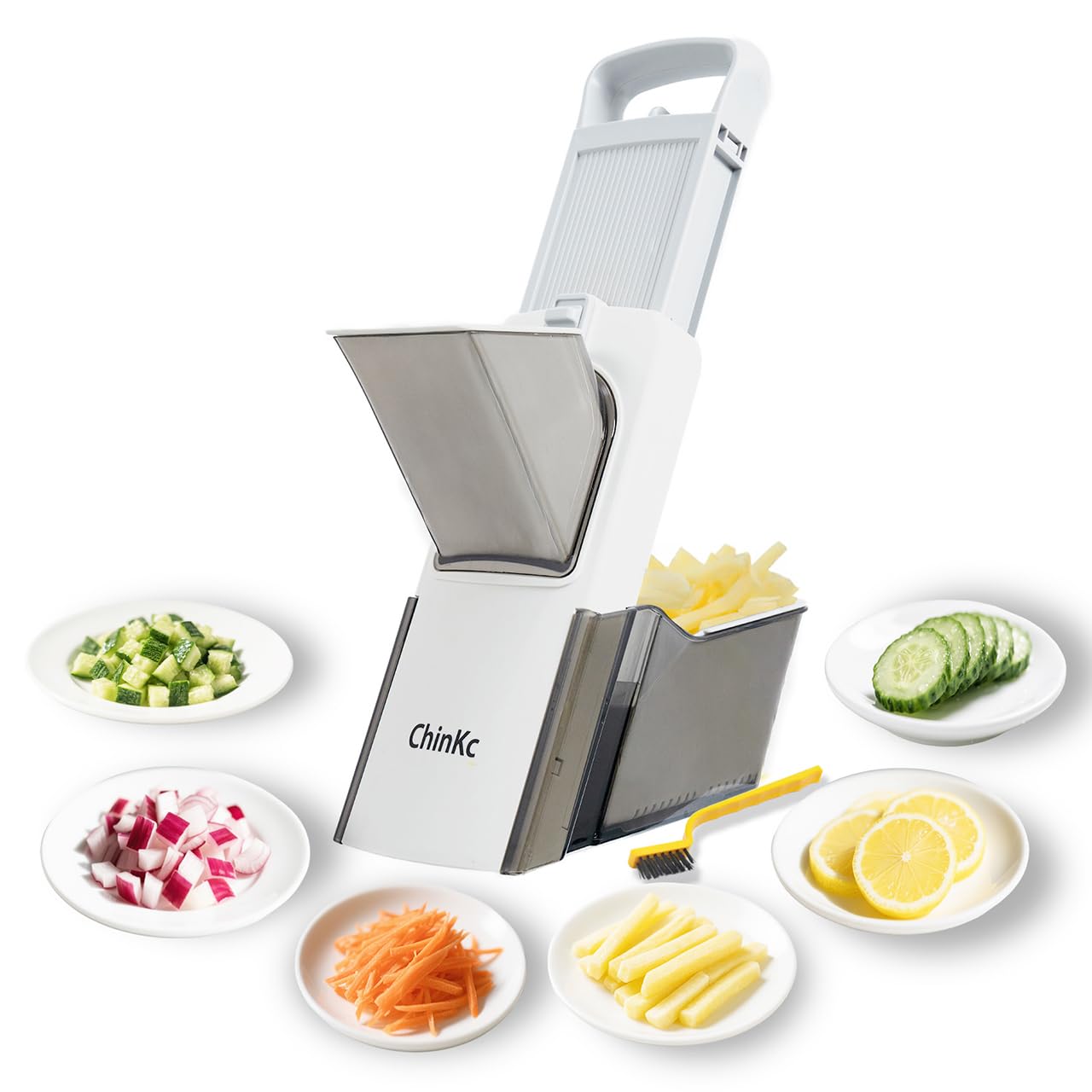 ChinKc upgrade safe mandoline slicer main view for precise, uniform prep