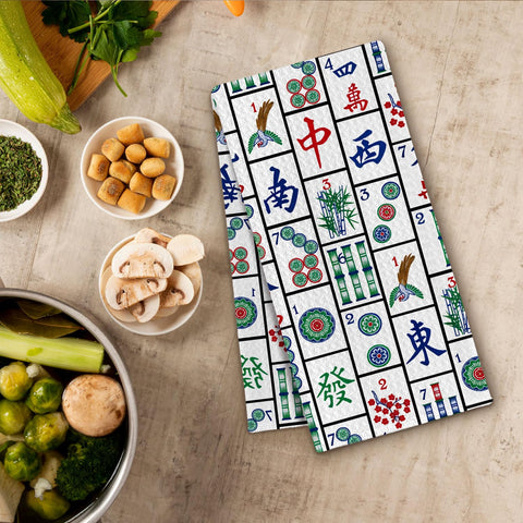 ChissNook decorative Mahjong towel enhances dining areas with charm.