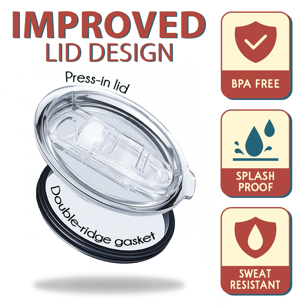 CHOANG BPA-free 18-8 stainless steel construction highlights durability.