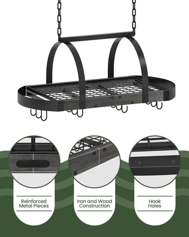 CHOEZON space-saving design frees cabinet space above the stove.