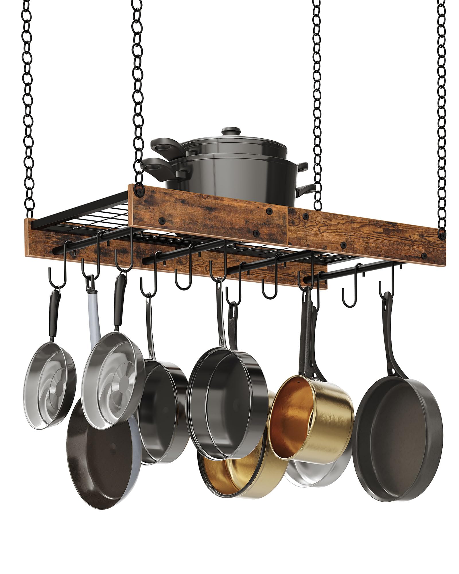 CHOEZON versatile rack in dining room or hallway for decor and storage.
