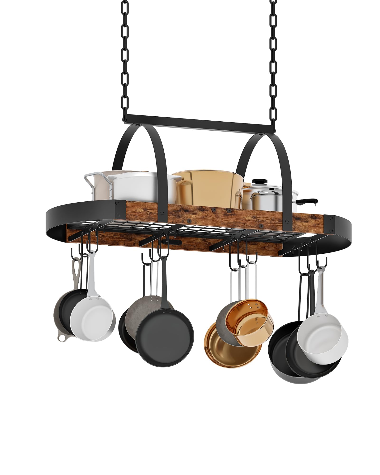 CHOEZON 50lb capacity ensures sturdy support for heavy cookware.