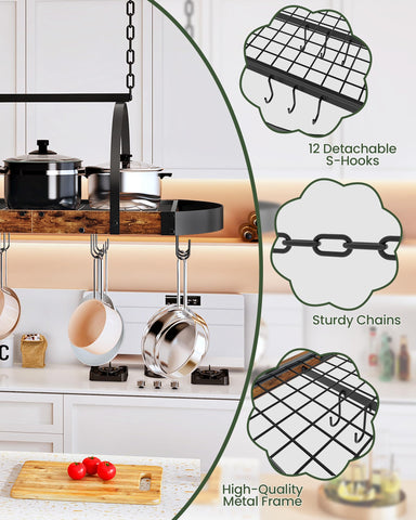 CHOEZON rustic brown and black finishes add warm style to any kitchen.