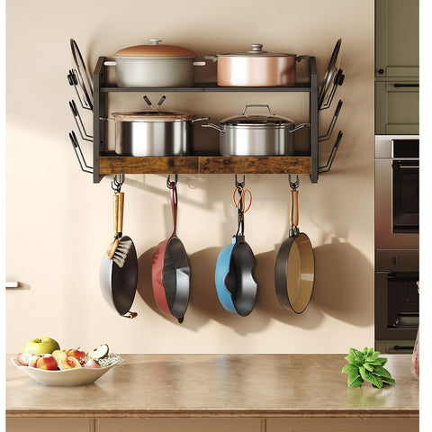 CHOEZON rustic brown finish blends vintage charm with modern metal accents