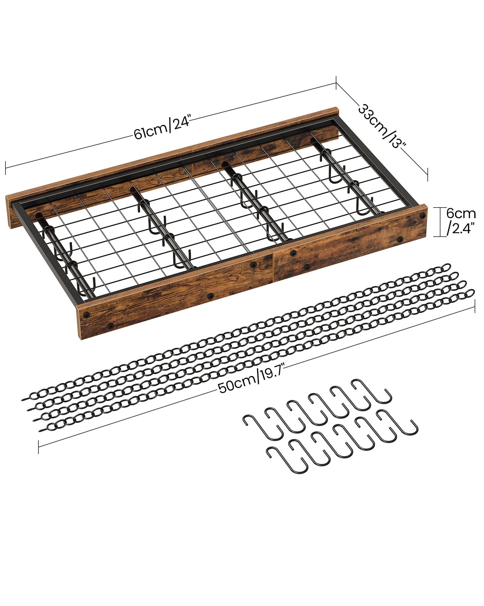 CHOEZON rustic kitchen decor elevates style while keeping essentials within reach.