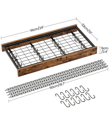 CHOEZON rustic kitchen decor elevates style while keeping essentials within reach.