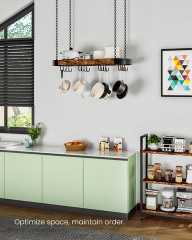 CHOEZON vintage black rustic design adds timeless charm to the kitchen.
