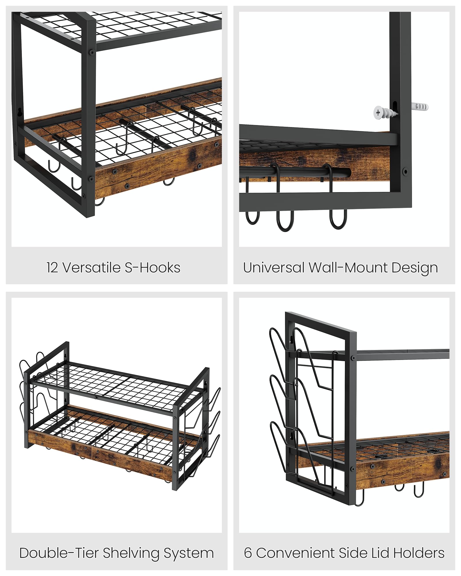 CHOEZON wall rack doubles as a decorative piece in dining rooms