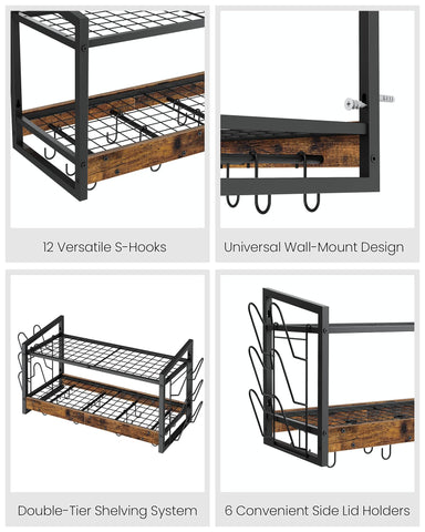 CHOEZON wall rack doubles as a decorative piece in dining rooms